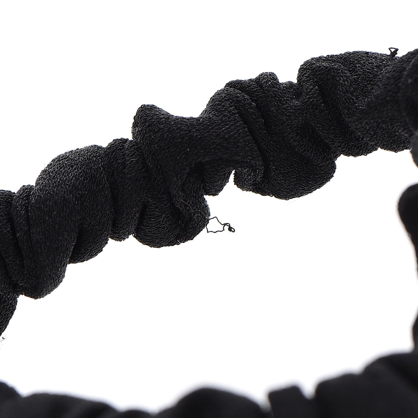 Pearl CC Hair Tie Black Gold Pearly White