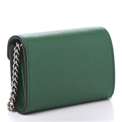 Gucci Calfskin Dionysus Coin Purse Emerald 3 of 10