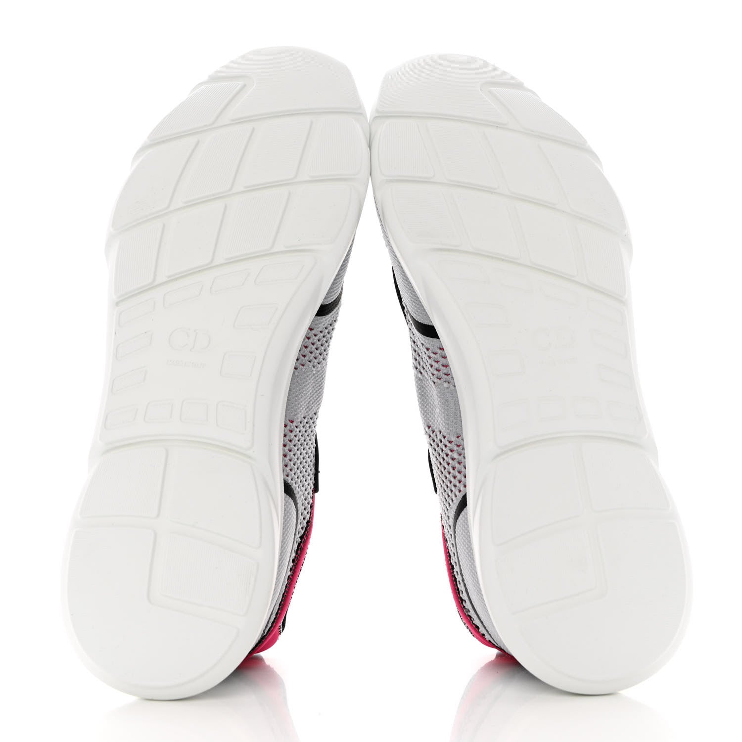 Christian Dior Technical Knit Mens B21 Sneakers 45 Grey Pink Black 5 of 9