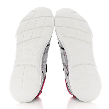 Christian Dior Technical Knit Mens B21 Sneakers 45 Grey Pink Black 5 of 9