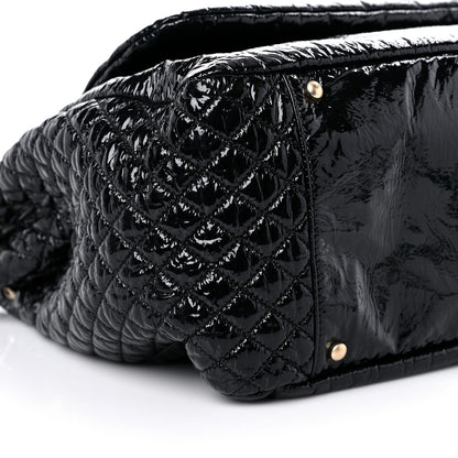 Chanel Vinyl XL Rock and Chain Flap Black 8 of 14