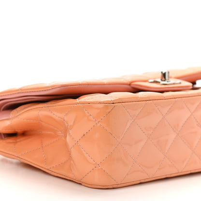 Chanel Patent Quilted Medium Double Flap Light Pink 8 of 12