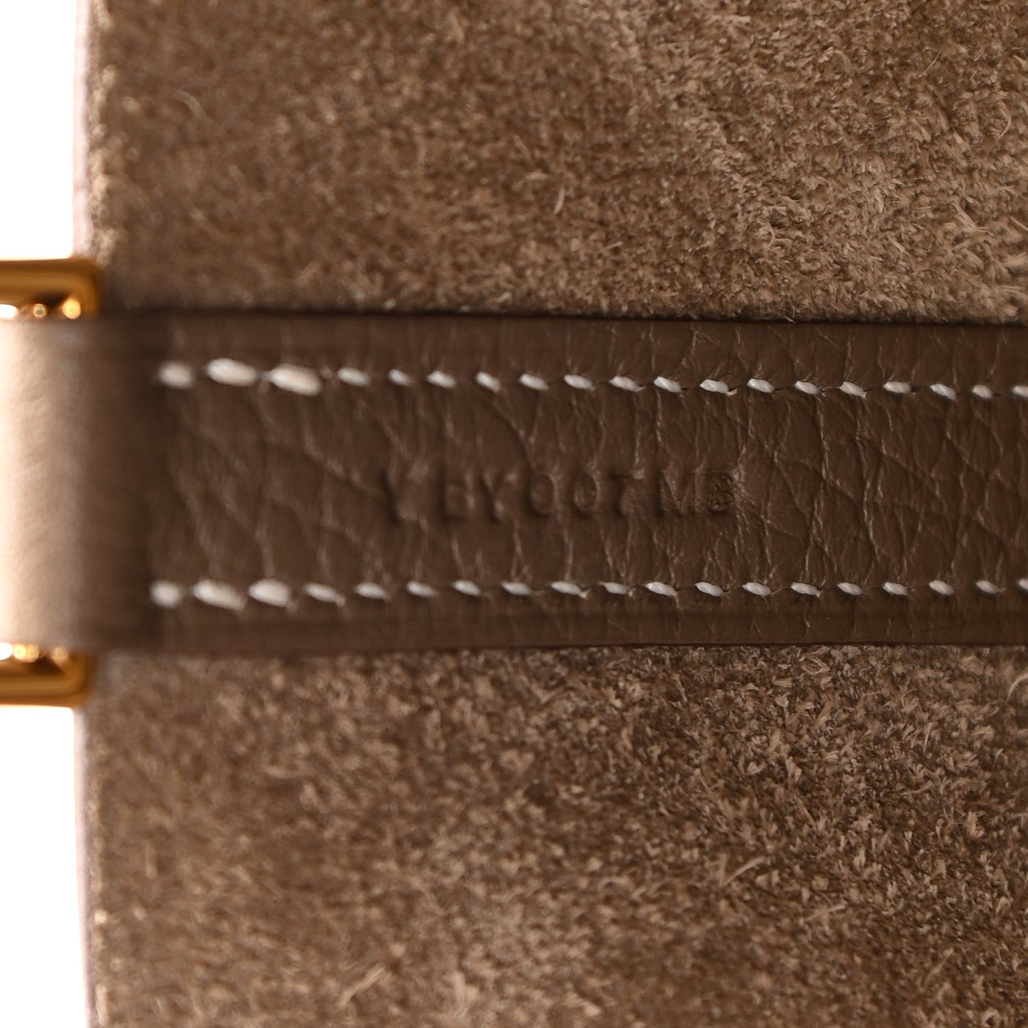 Taurillon Clemence Matte Alligator Picotin Lock Touch 18 PM Etoupe