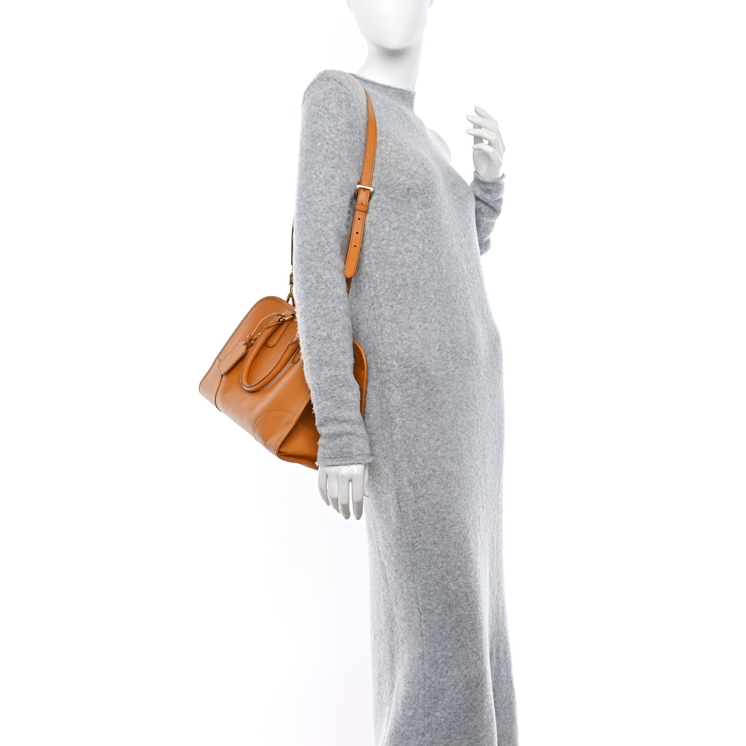 Prada Saffiano Top Handle Bag Orange 2 of 10