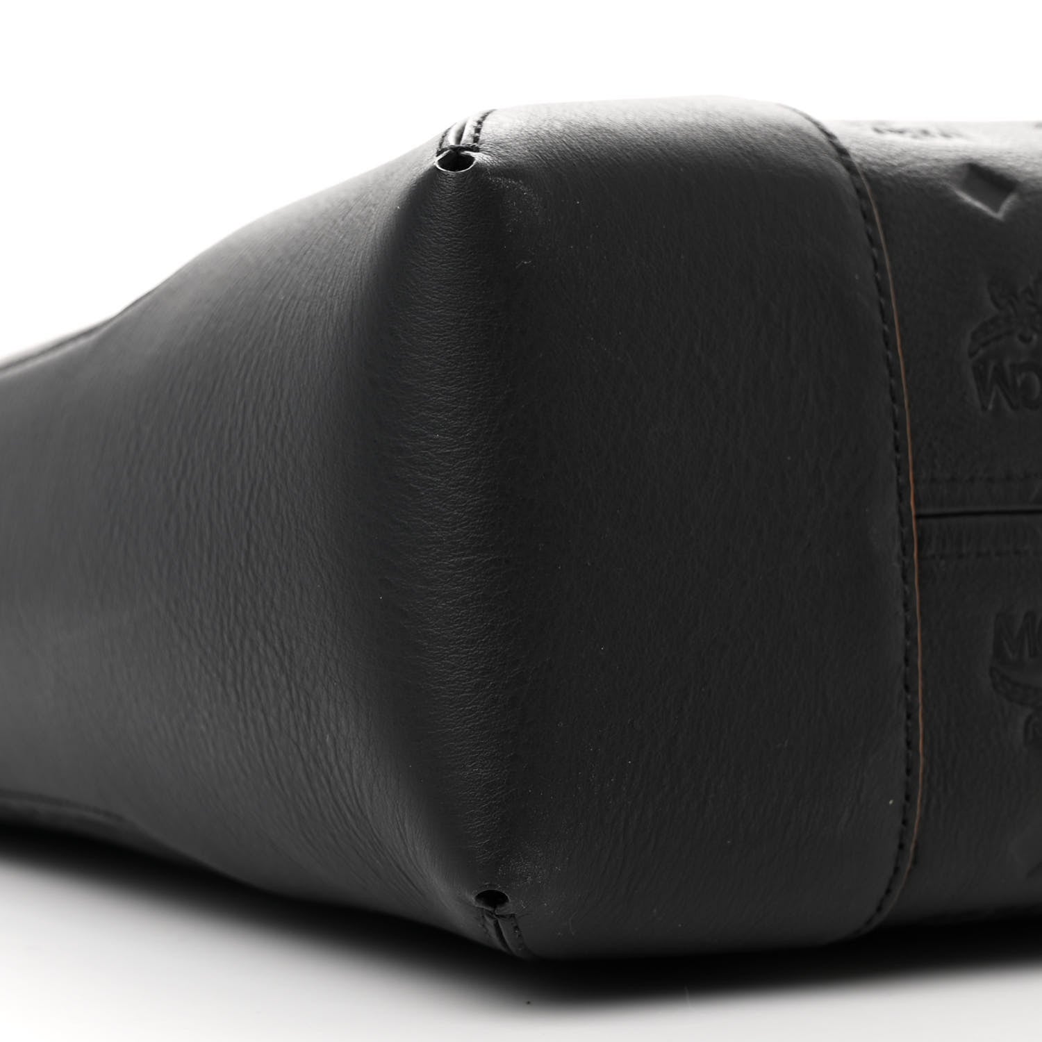 MCM Calfskin Ottomar Monogram Large Klara Hobo Black 8 of 10
