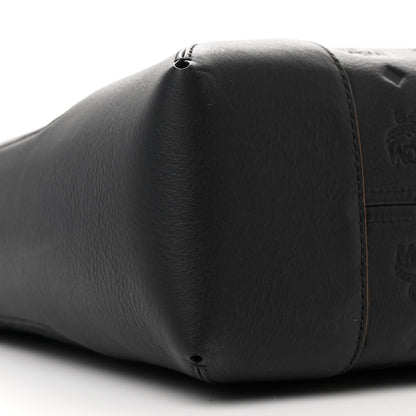 MCM Calfskin Ottomar Monogram Large Klara Hobo Black 8 of 10