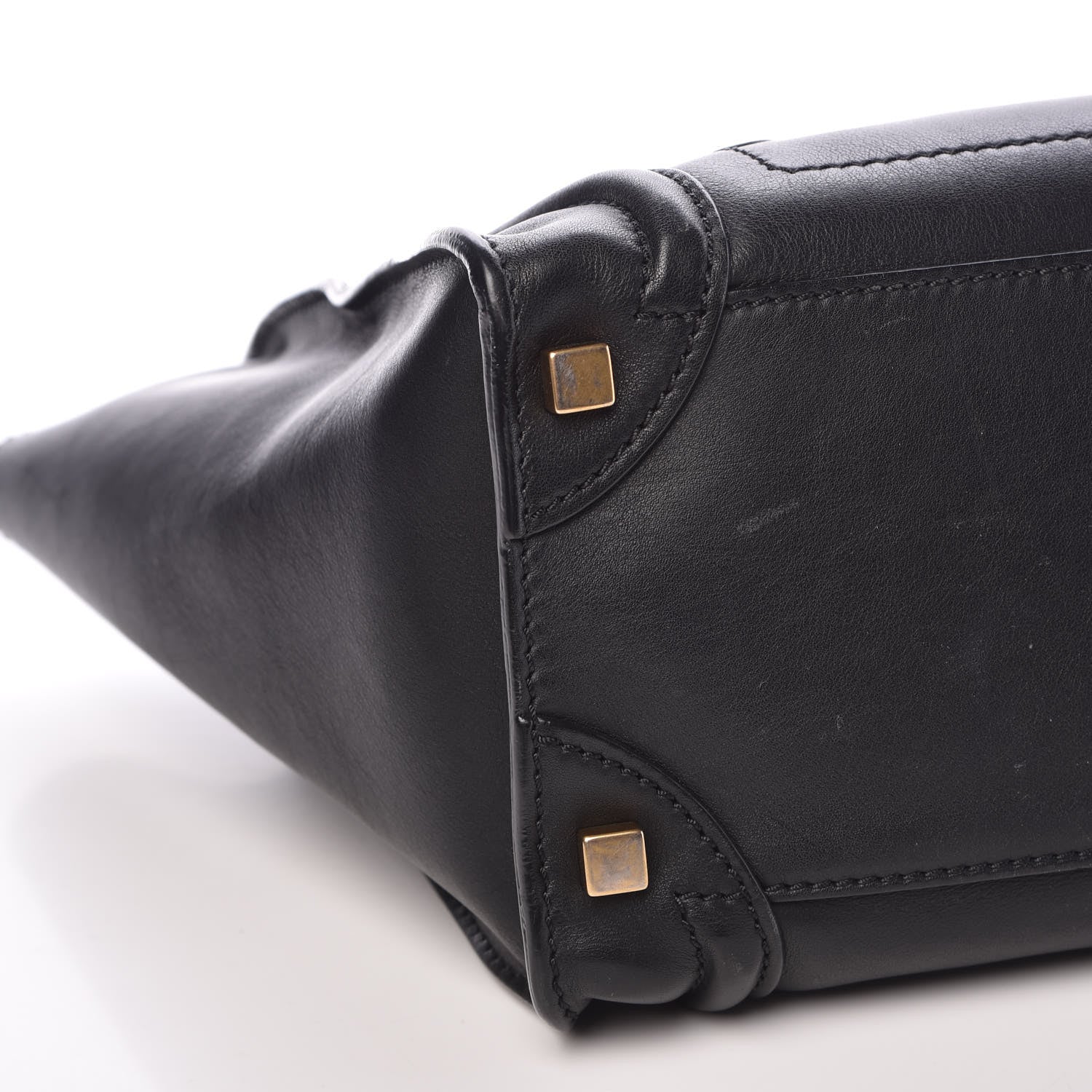 Celine Smooth Calfskin Micro Luggage Black 9 of 11