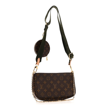 Louis Vuitton Monogram Multi Pochette Accessories Kaki 3 of 11