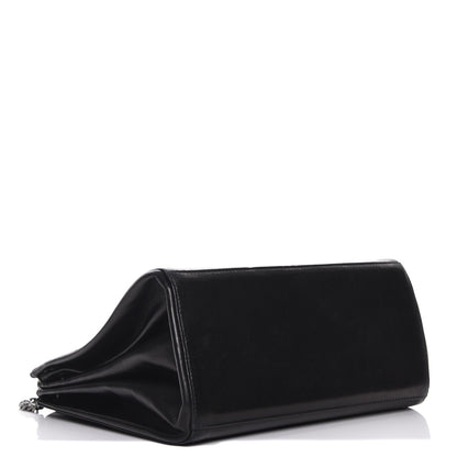 Chanel Lambskin Chocolate Bar Accordion Flap Black 4 of 9