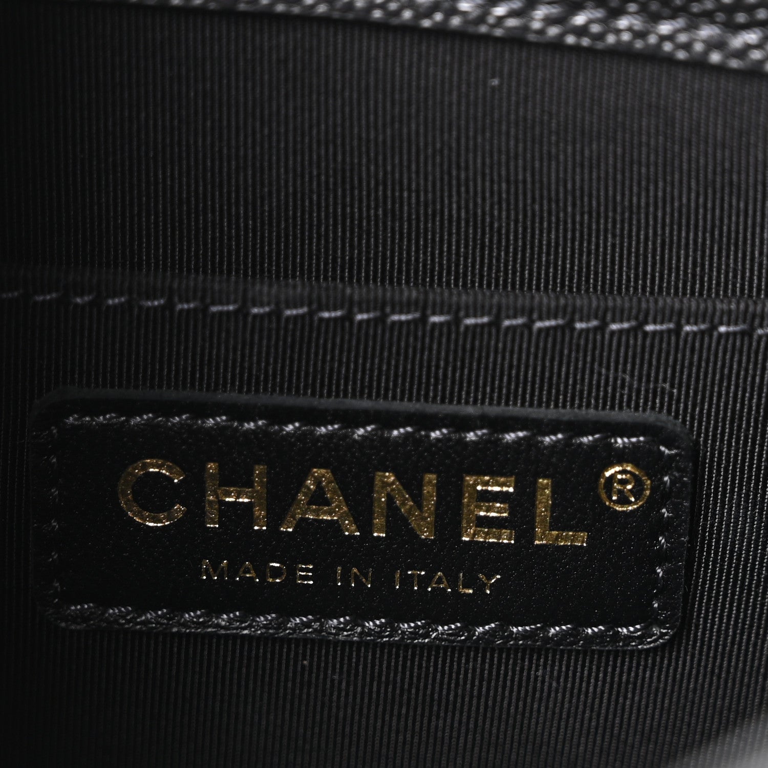 Chanel Shiny Caviar Quilted Small Duma Pockets Drawstring Backpack Black 5 of 10
