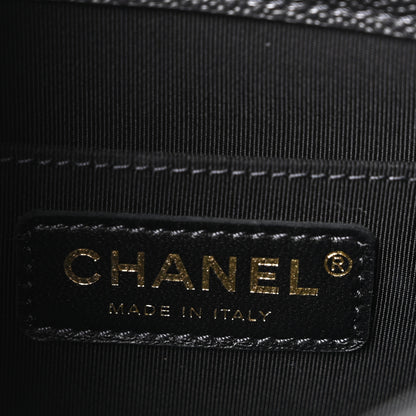 Chanel Shiny Caviar Quilted Small Duma Pockets Drawstring Backpack Black 5 of 10