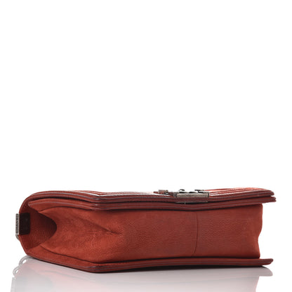 Chanel Iridescent Caviar Quilted Medium Boy Flap Red 4 of 18