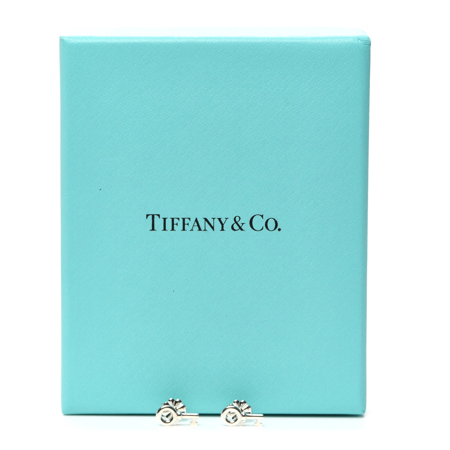 Sterling Silver Key Earrings