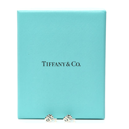 Tiffany Sterling Silver Key Earrings 5 of 5