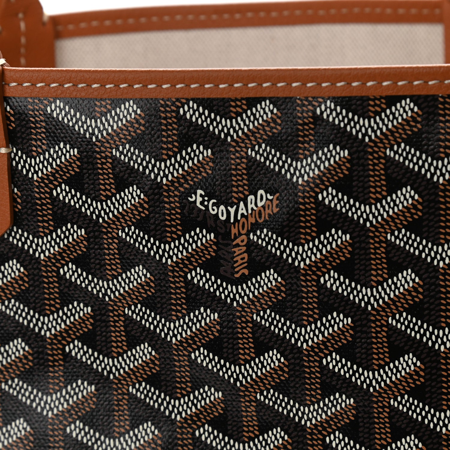 Goyard Goyardine Saint Louis PM Black Gold 7 of 10