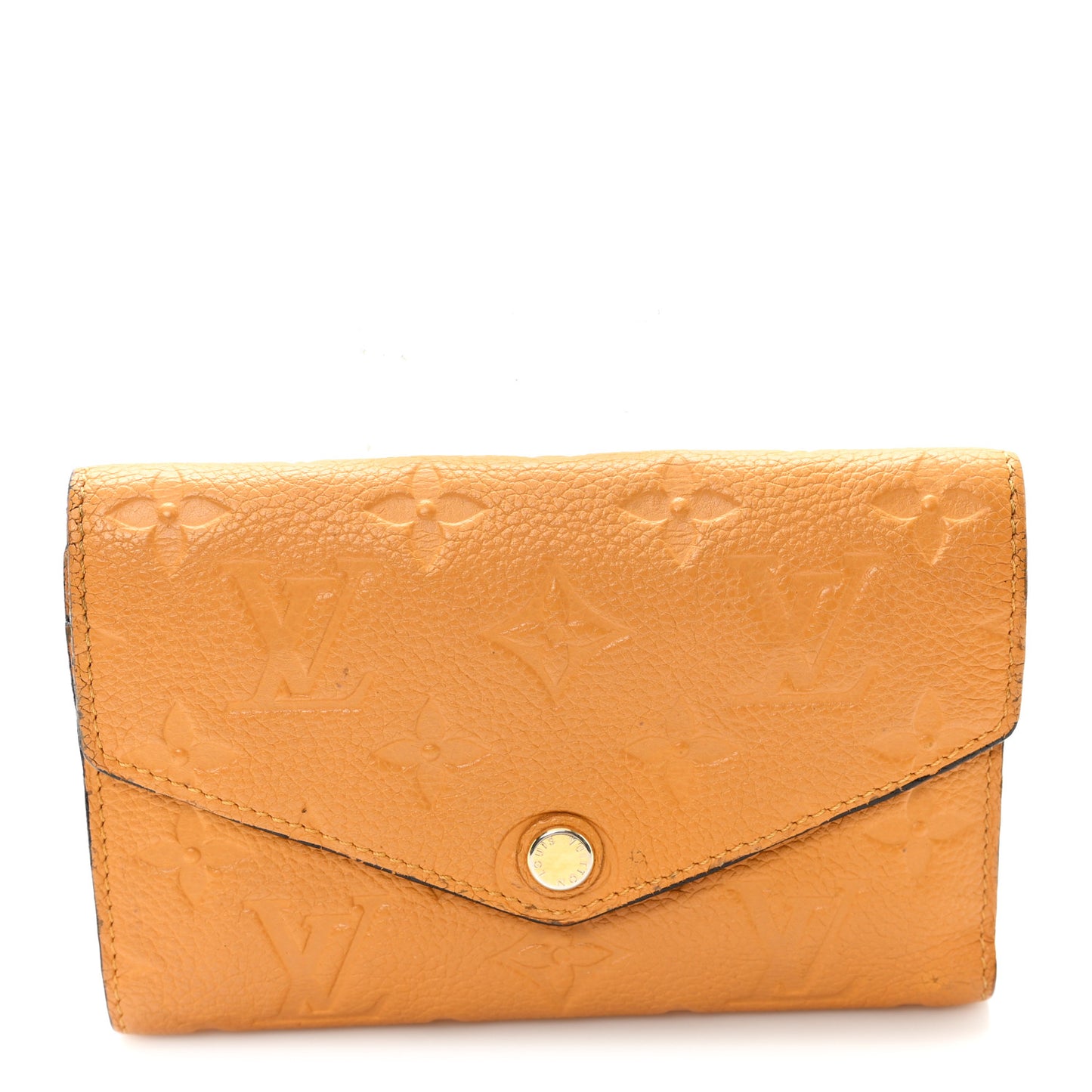 Empreinte Compact Curieuse Wallet Safran