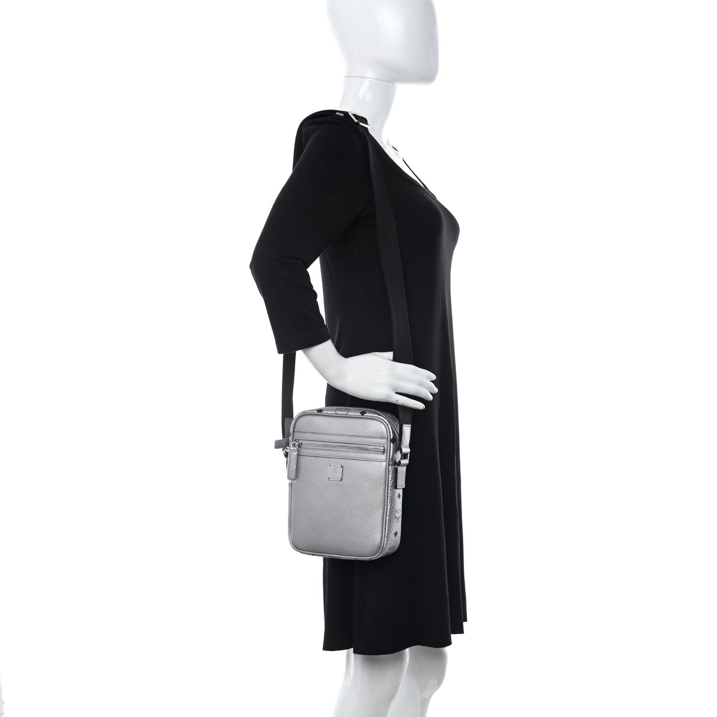 Visetos Klassik Mini Crossbody Bag Silver