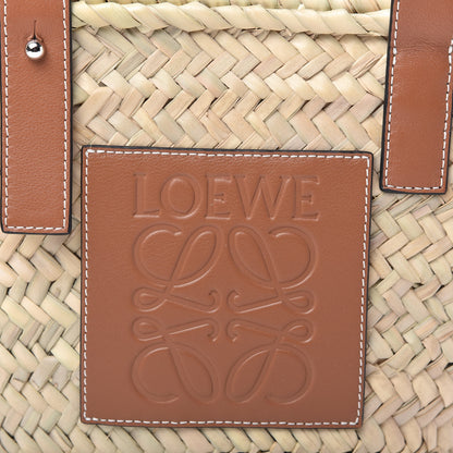Loewe Raffia Small Basket Tote Bag Natural Tan 10 of 12