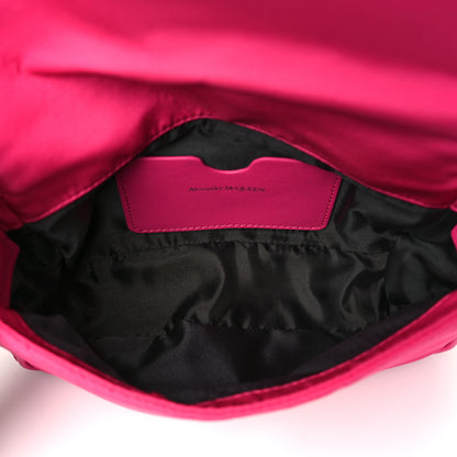 Alexander McQueen Nylon Graffiti Skull Small Crossbody Bag Pink 5 of 13