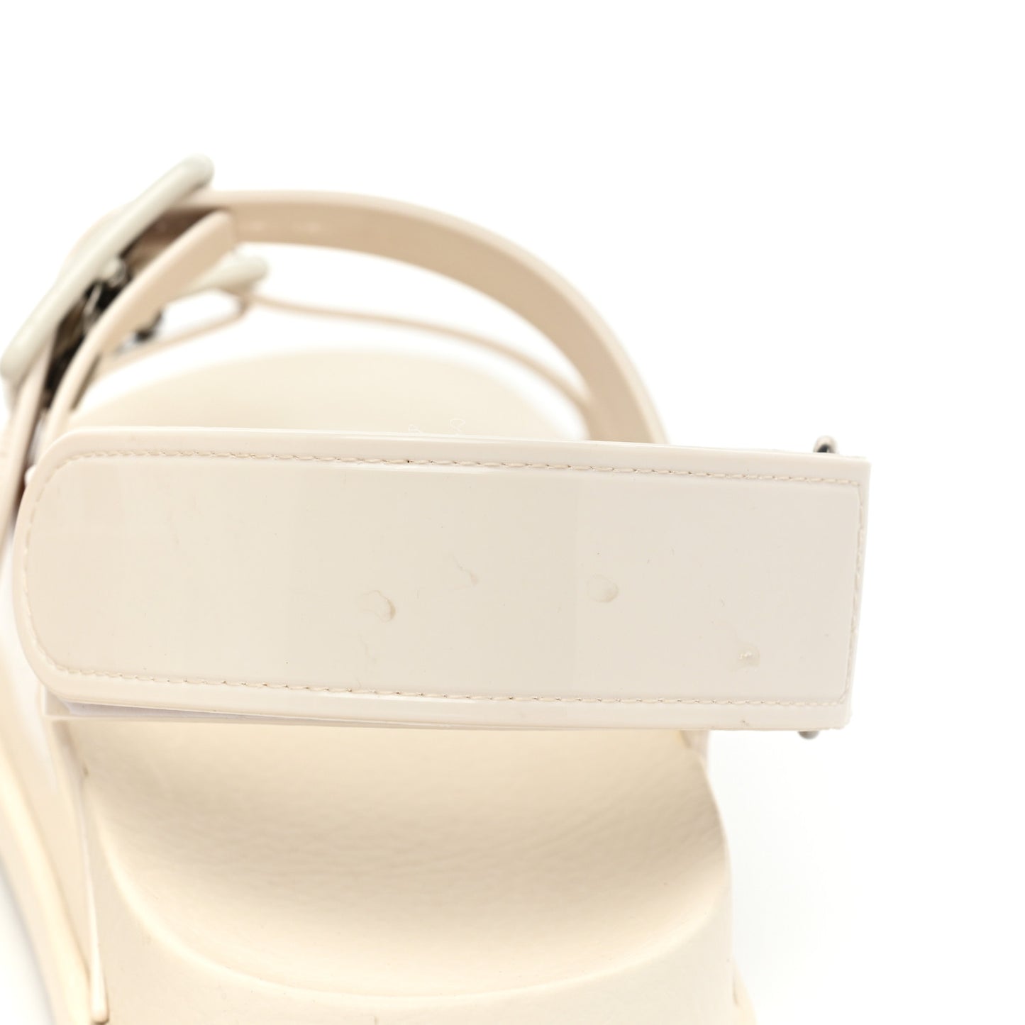Rubber Mini Double G Womens Isla Dad Sandals 38 Dusty White