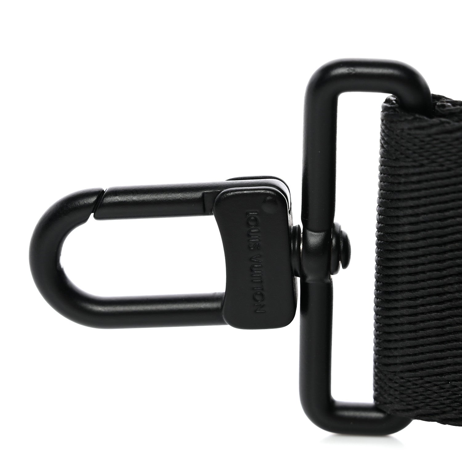 Louis Vuitton Jacquard Canvas Keepall Bandouliere Adjustable Shoulder Strap Black 4 of 4