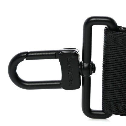 Louis Vuitton Jacquard Canvas Keepall Bandouliere Adjustable Shoulder Strap Black 4 of 4