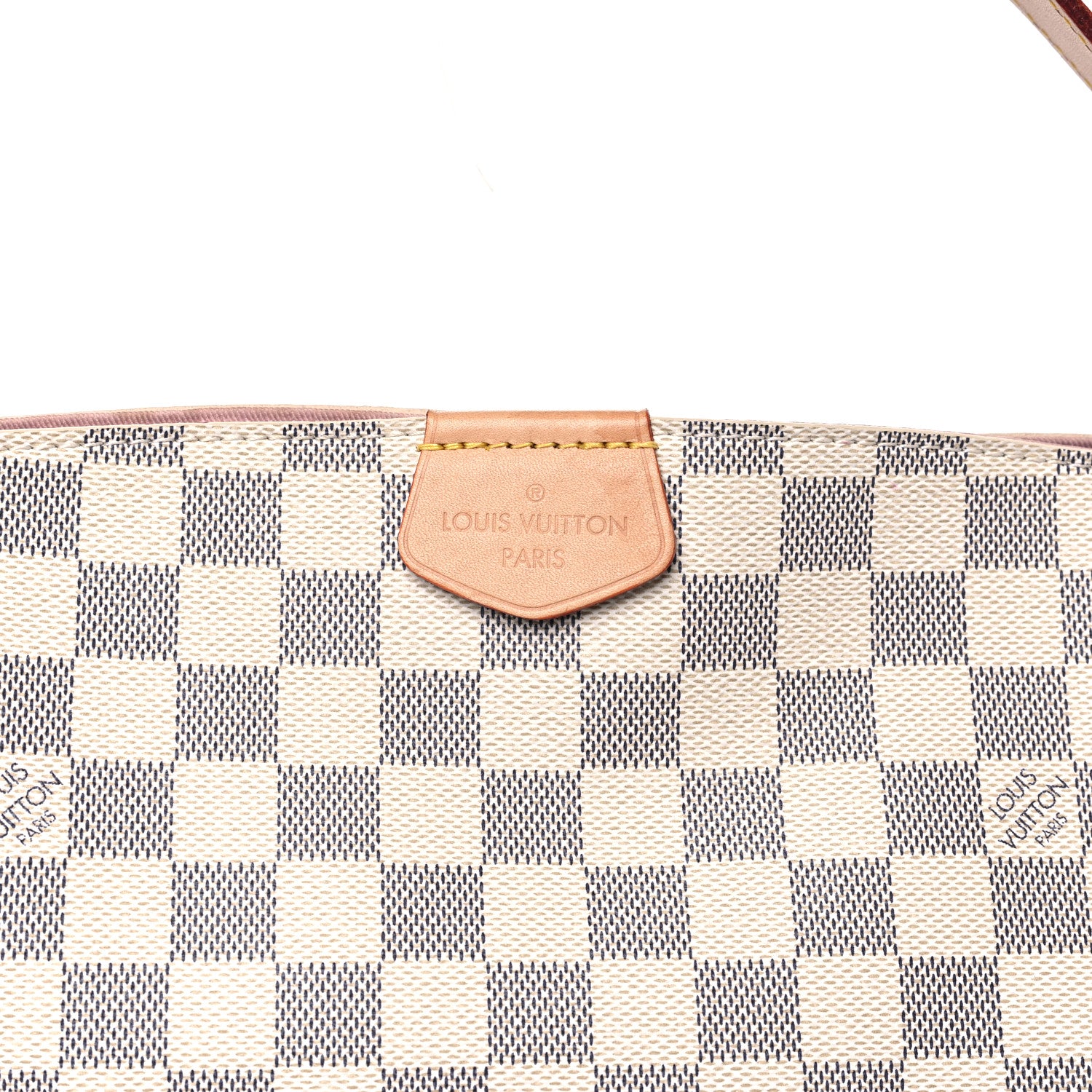 Louis Vuitton Damier Azur Graceful PM Rose Ballerine 7 of 13