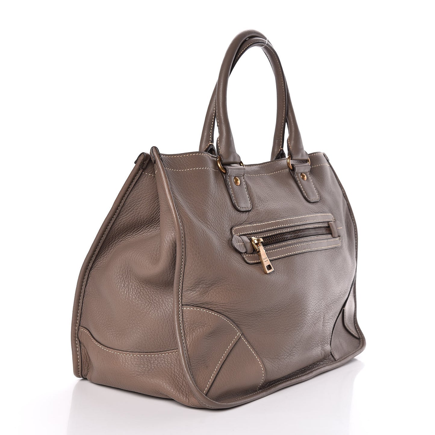 Cervo Deerskin Tote Bambu