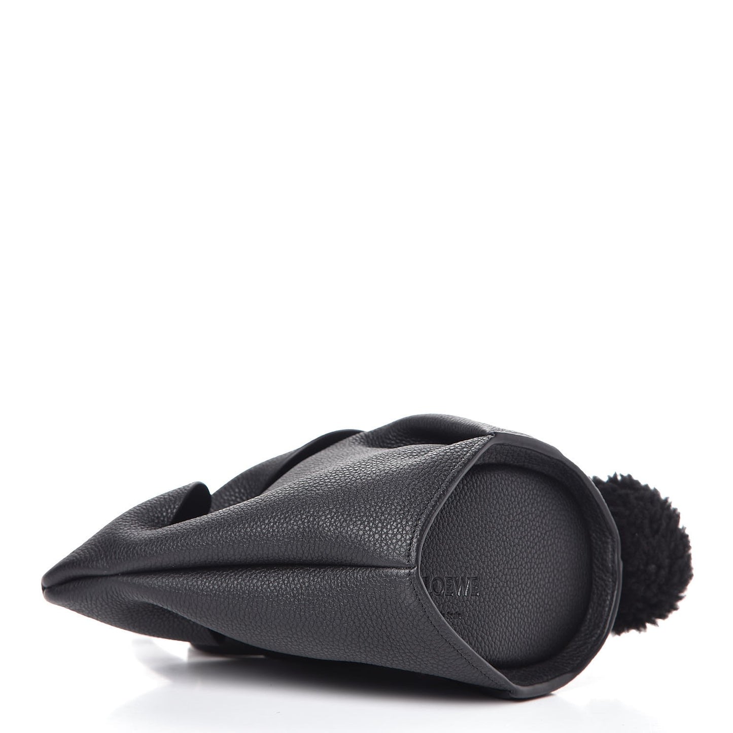 Calfskin Mini Bunny Crossbody Bag Black