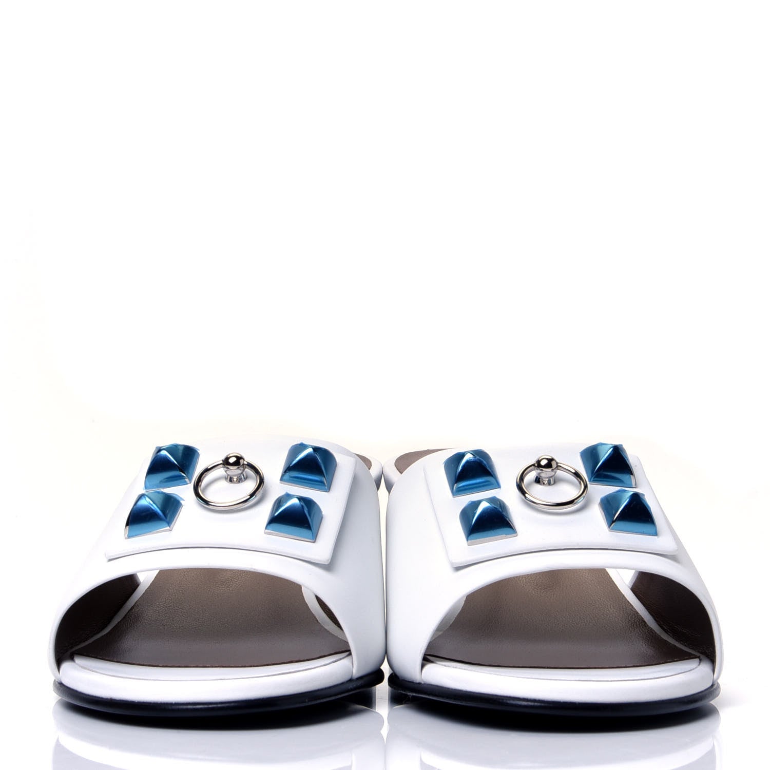 Hermes Calfskin Dreamy Sandals 38 White 2 of 11