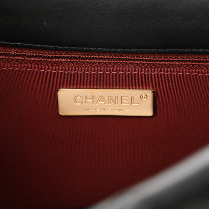Chanel Goatskin Quilted Large Chanel 19 Flap Black 6 of 11