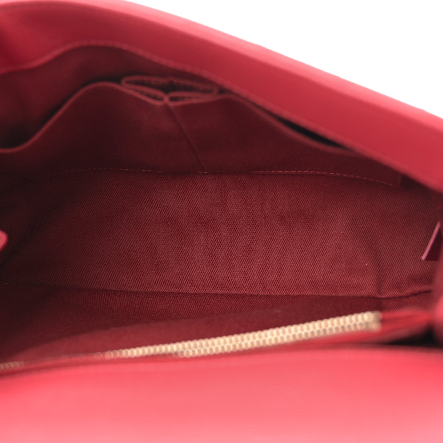 Chanel Caviar Chevron Quilted Small Coco Handle Flap Red 5 of 10