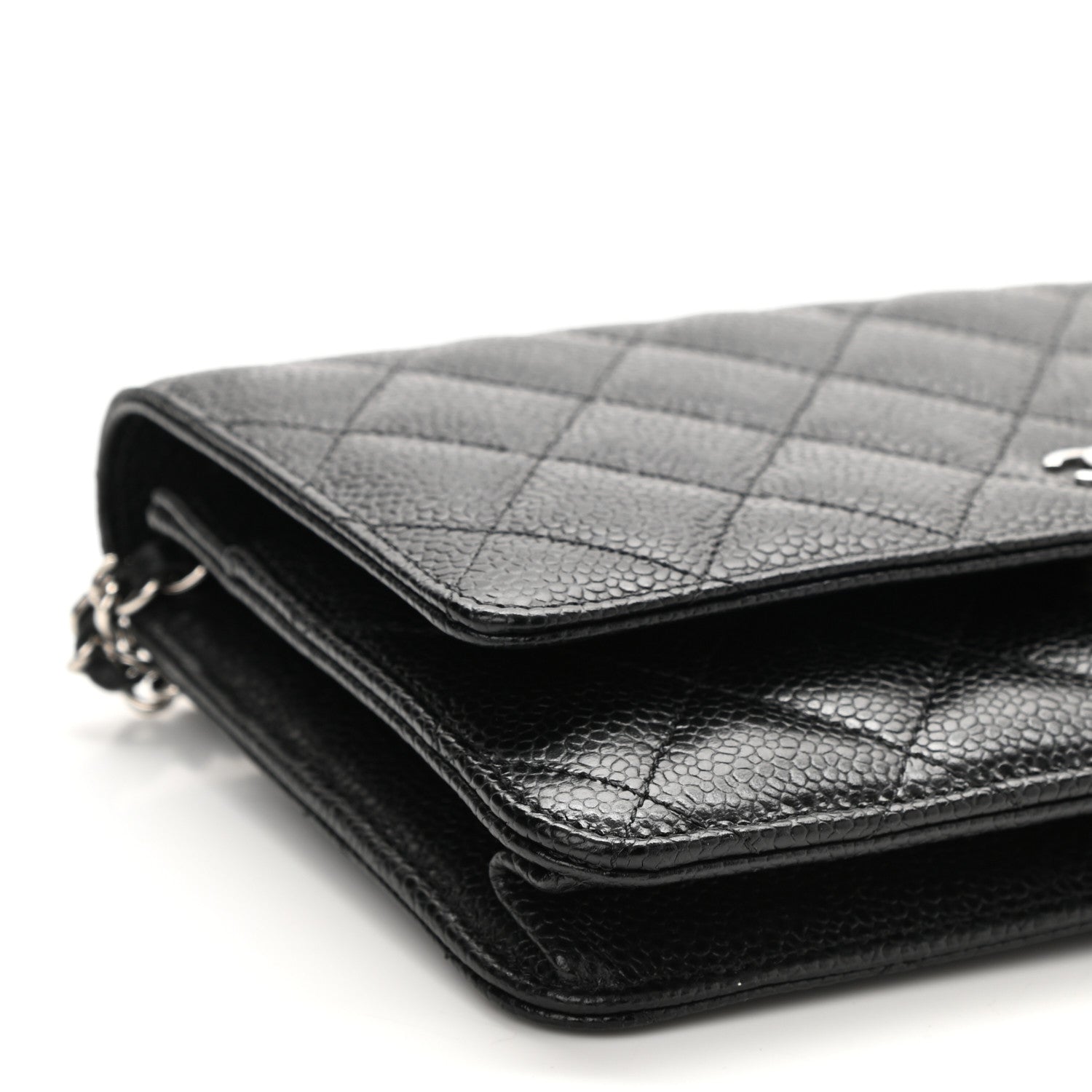 Chanel Caviar Quilted Wallet On Chain WOC Black 9 of 11