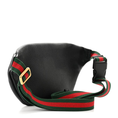 Gucci Grained Calfskin Small Logo Belt Bag Black 3 of 10