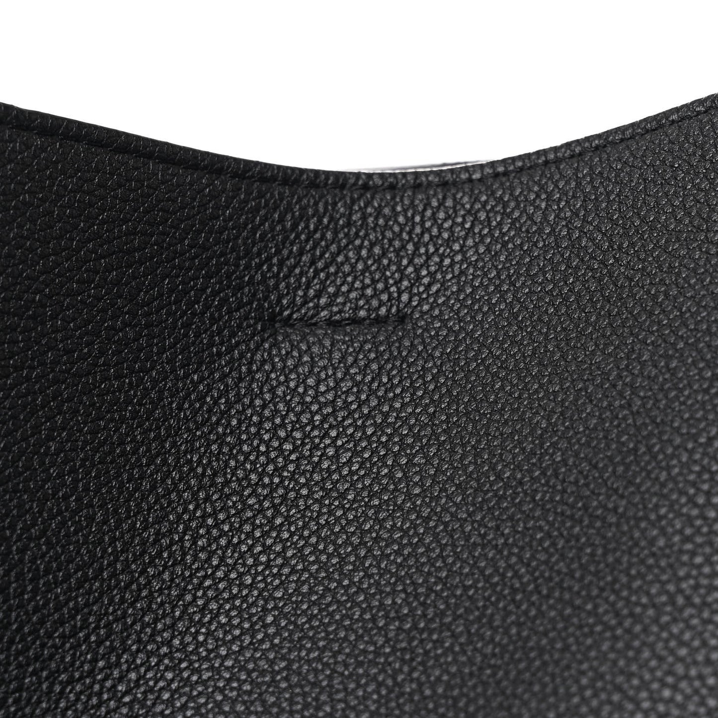 Soft Grained Calfskin Sangle Bucket Bag Black