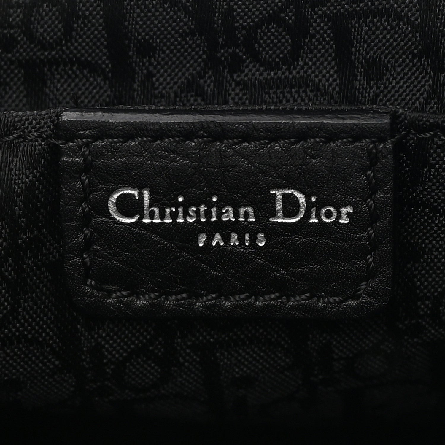 Christian Dior Calfskin Shoulder Bag Black 12 of 13