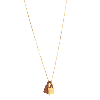 Hermes Swift Small O'Kelly Pendant Necklace Gold 1 of 6