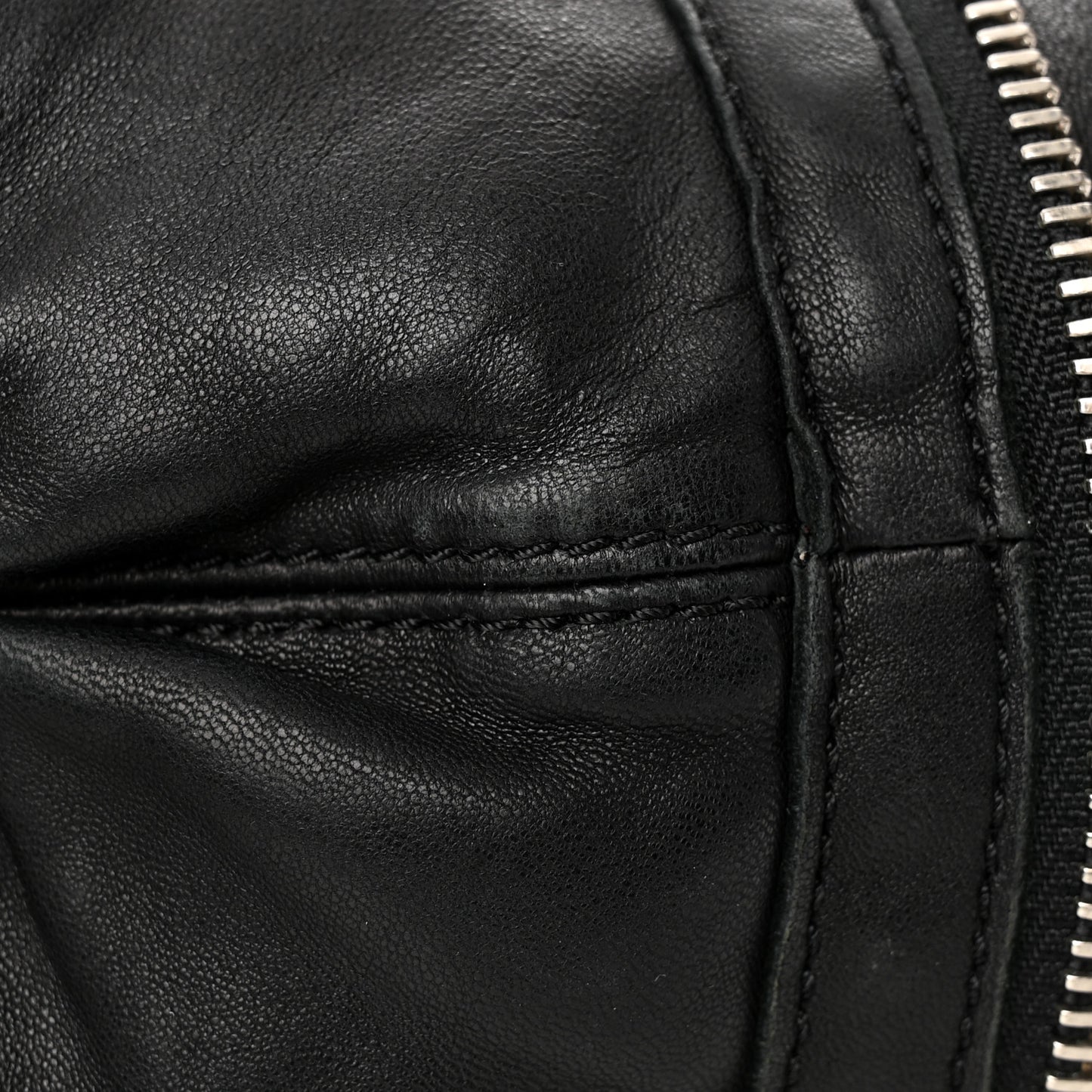 Lambskin Marti Backpack Bag Washed Black Rhodium Hardware