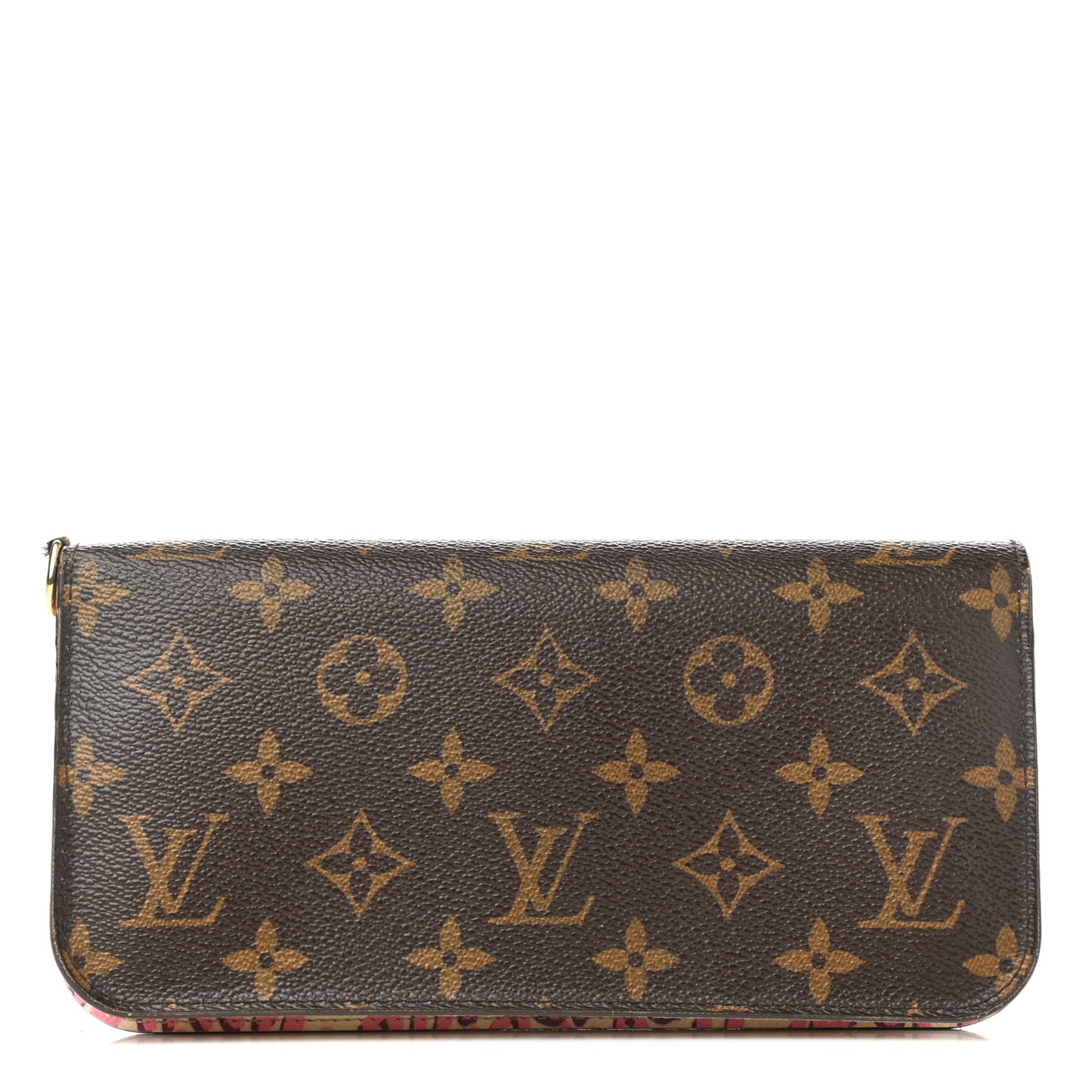 Monogram Leopard Insolite Wallet Blanc Corail