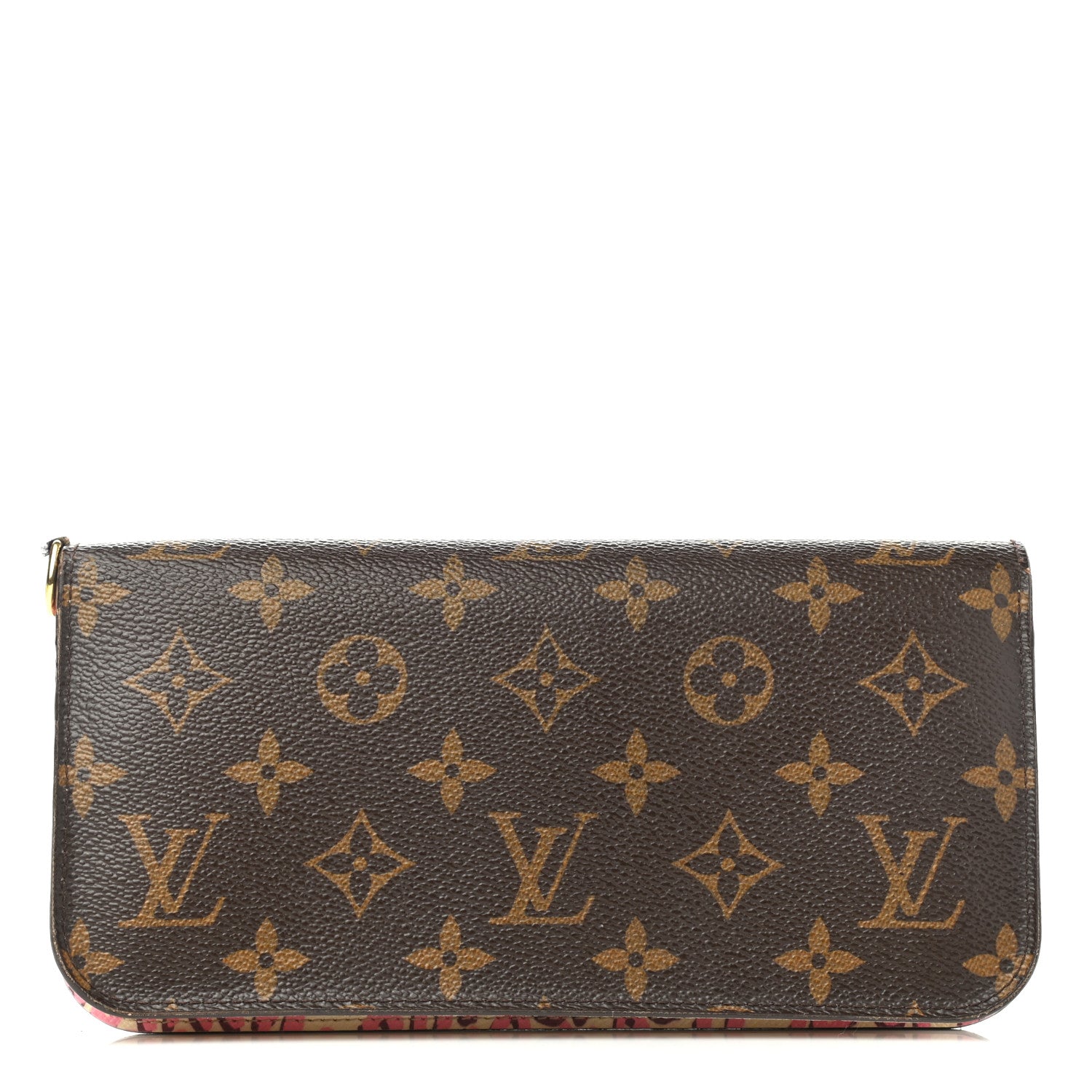 Louis Vuitton Monogram Leopard Insolite Wallet Blanc Corail 1 of 10
