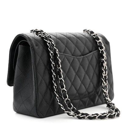 Chanel Caviar Quilted Medium Double Flap Black 3 of 11