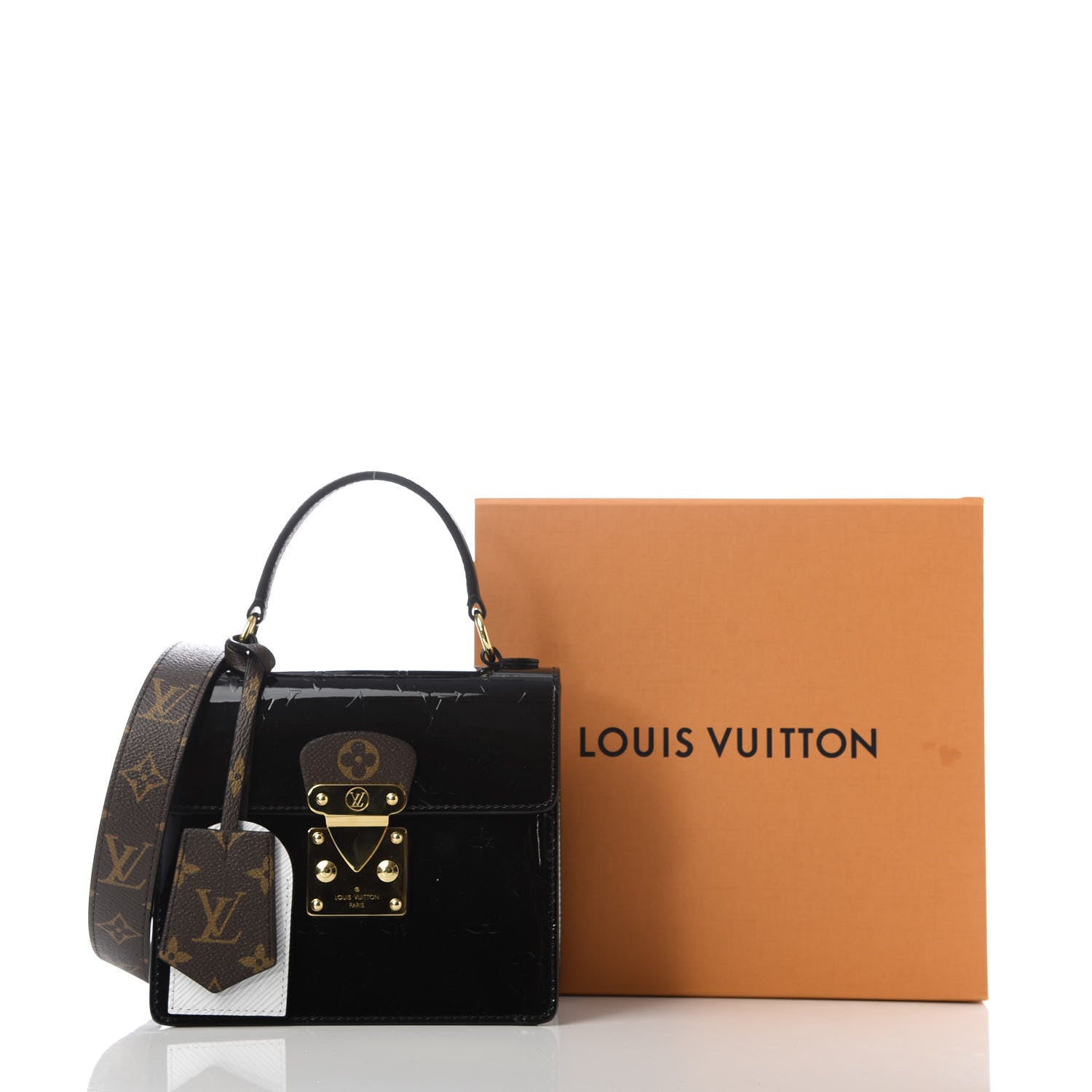 Louis Vuitton Vernis Epi Monogram Spring Street Black 9 of 9