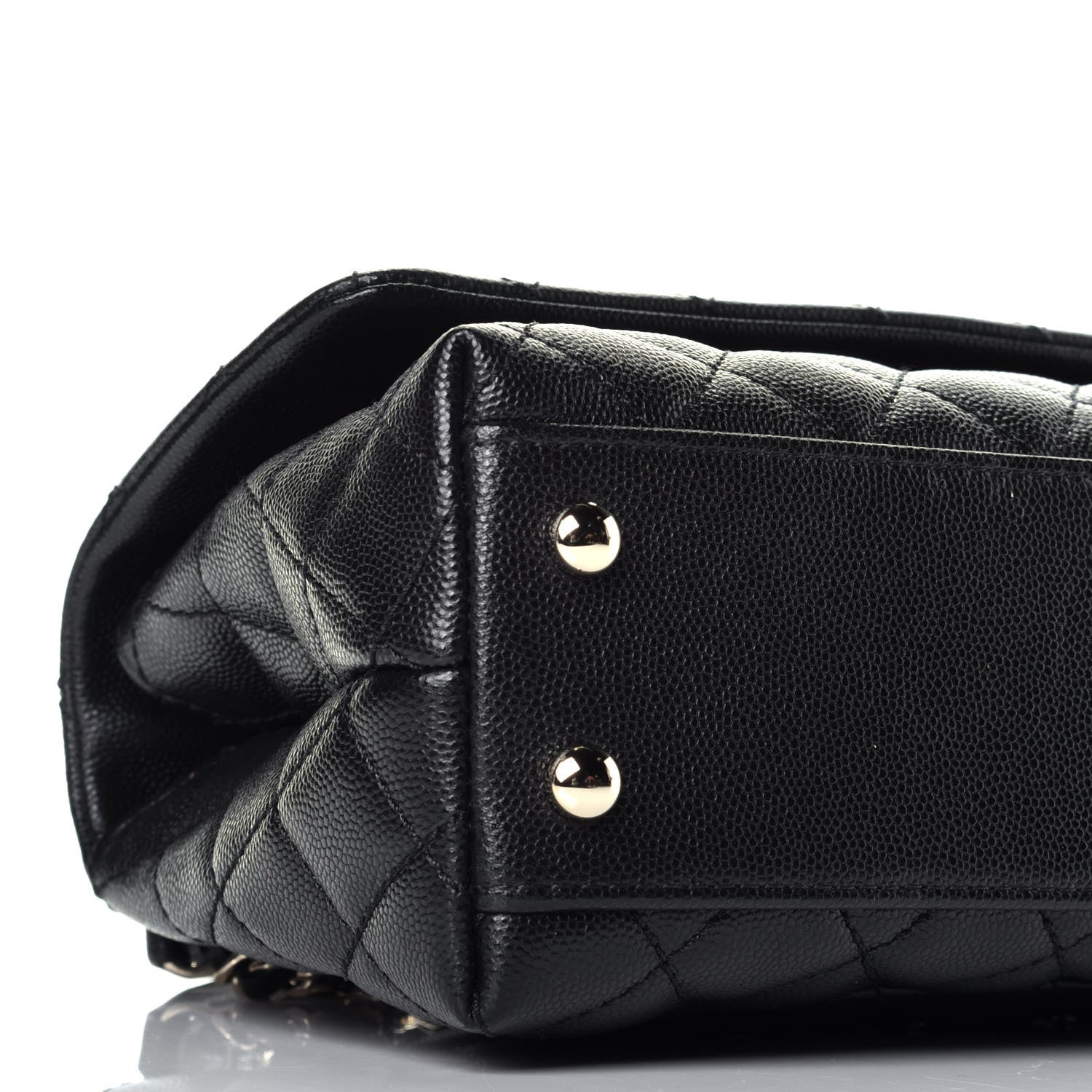 Chanel Caviar Quilted Mini Coco Handle Flap Black 8 of 10