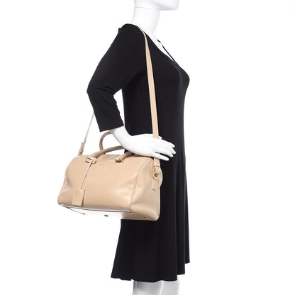 Saint Laurent Calfskin Classic Duffle 6 Beige 2 of 21