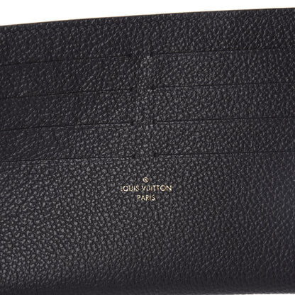 Louis Vuitton Calfskin Felicie Chain Wallet Card Holder Insert Black 6 of 6