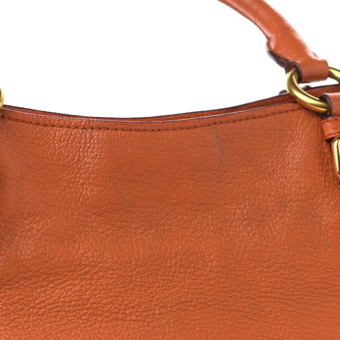 Goatskin Madras Zip Tote Papaya