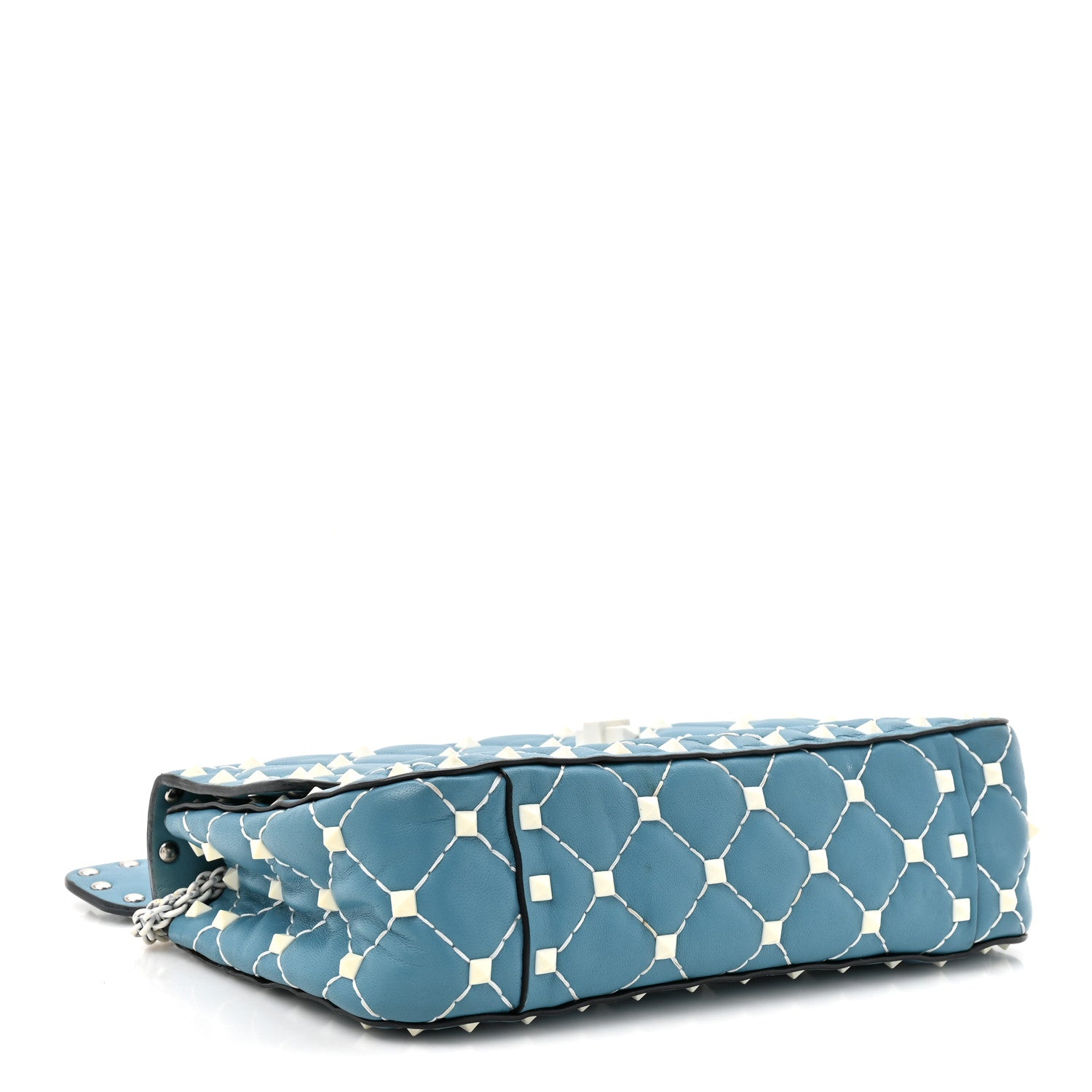 Valentino Garavani Nappa Small Free Rockstud Spike Shoulder Bag Cerulean 4 of 10