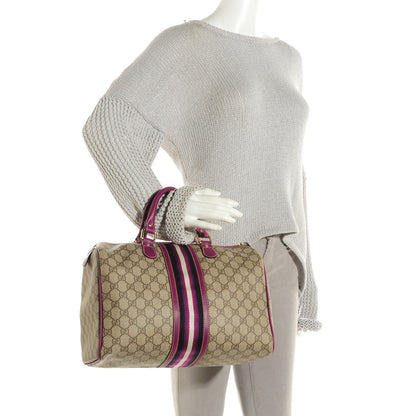 Gucci GG Plus Monogram Web Medium Joy Boston Purple 2 of 8