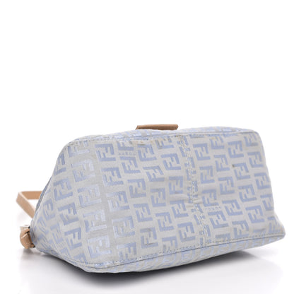Fendi Zucchino Mini Mama Baguette Blue 4 of 11