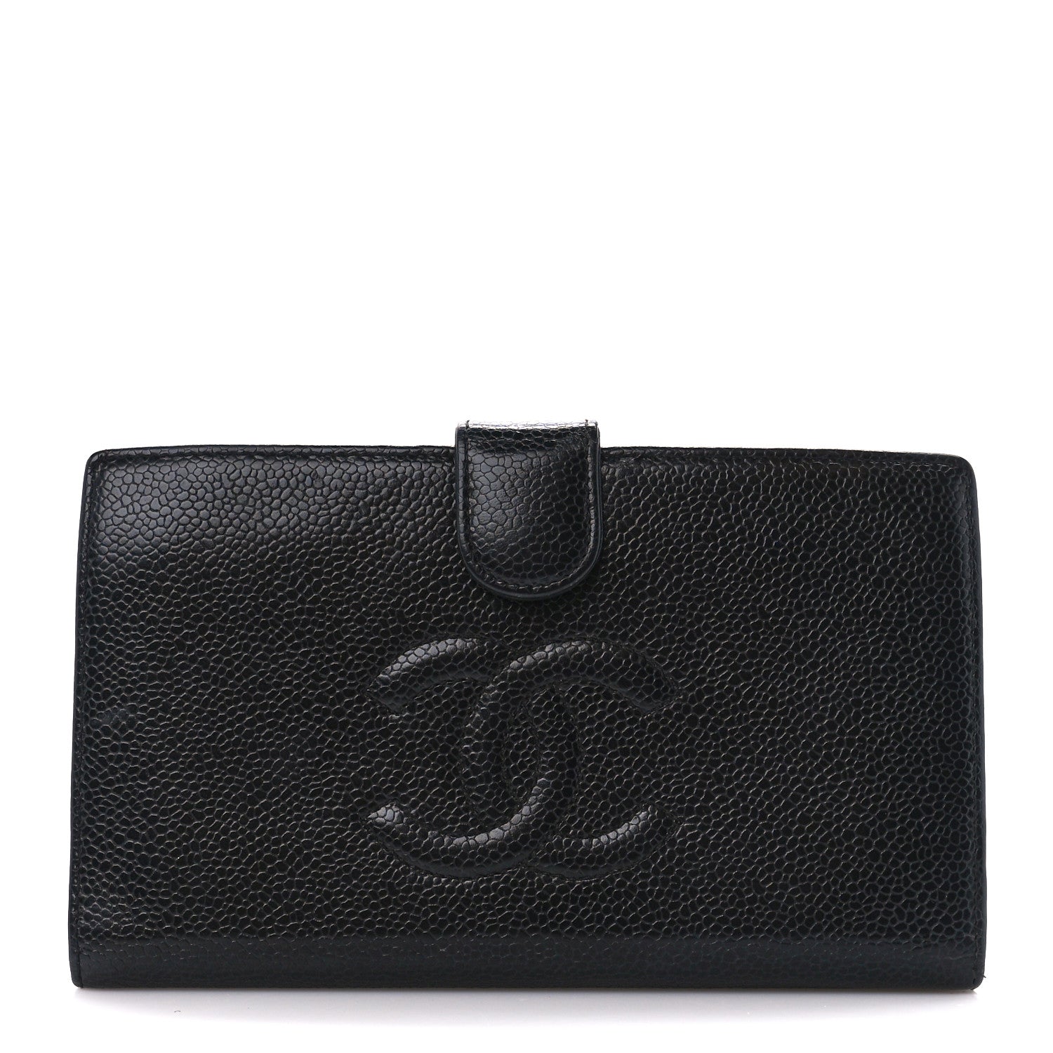 Chanel Caviar Timeless CC Zipped Pocket Wallet Black 1 of 14